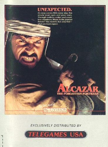 Alcazar the Forgotten Fortress box art for Colecovision